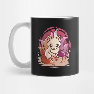 Lesbian Cute Kitsune Mug